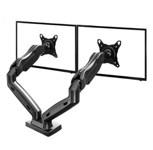 BRACKET dual MONITOR  15 17 19 20 22 24 27 inch Max 32 inch NBF160 full motion  FLEKSIBEL