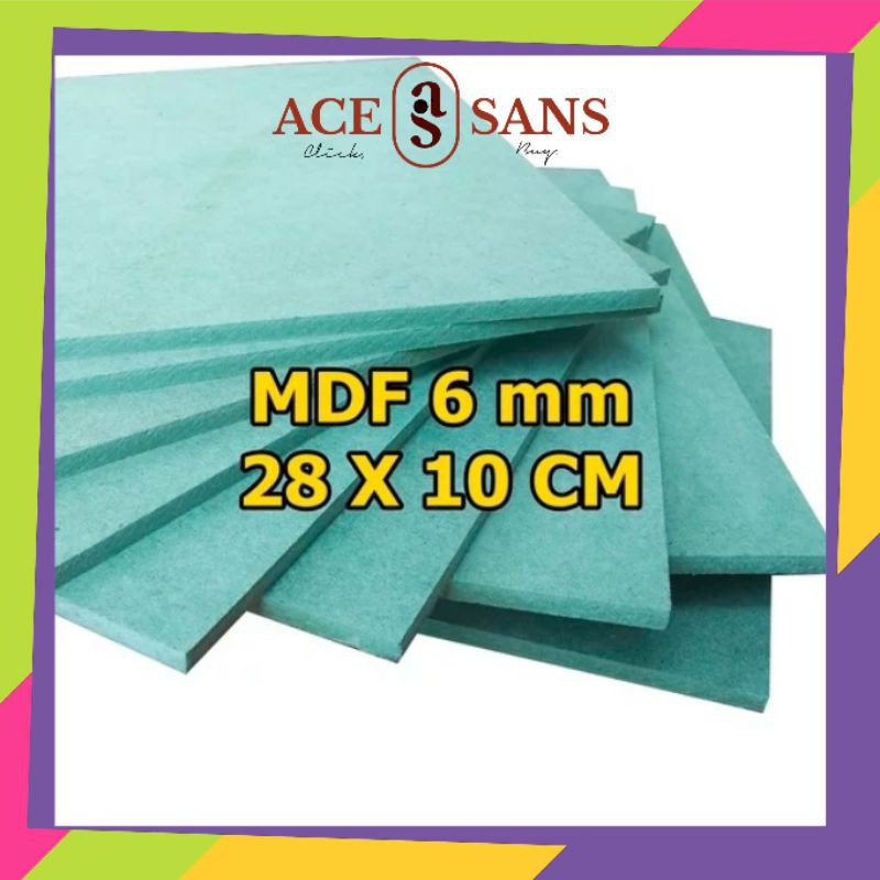 

Papan MDF Premium Tebal 6 mm Ukuran 28 x 10 cm I Papan MDF I Papan Tebal I Papan Serbaguna I Papan