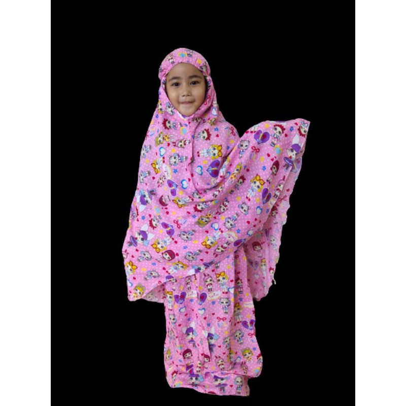 Mukena Anak LOL Katun Rayon Aqilla