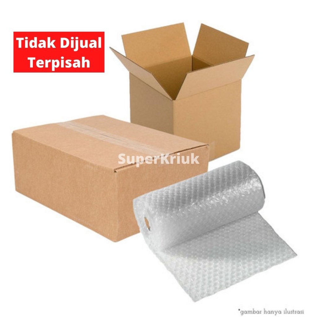

Tambahan Packing Kardus dan Bubble Wrap