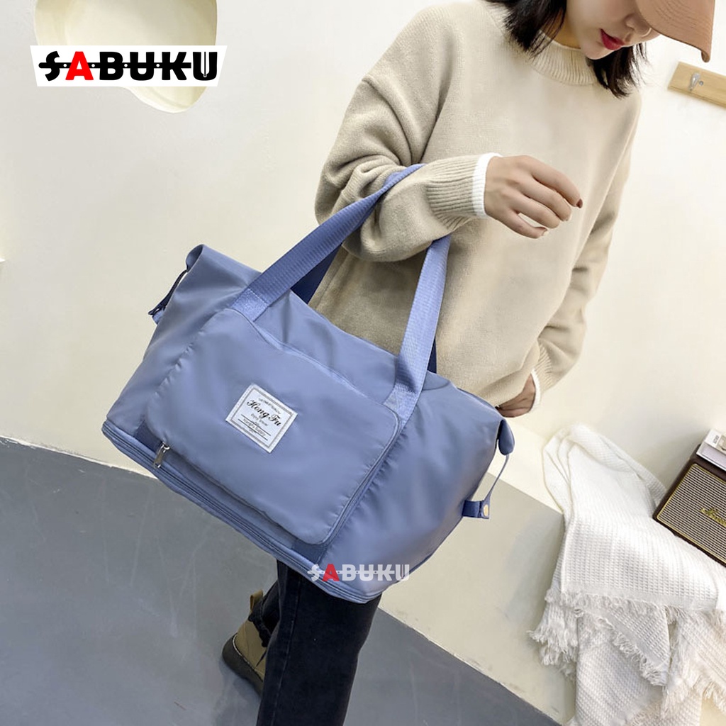 Tas Travel Lipat Foldable Travel Bag Tas Jinjing Praktis Anti Air Tas Fitness Tas Jinjing Tas Olahraga -214