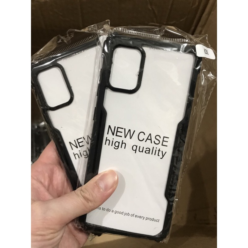 Spigen Fusion TPU Premium Casing Soft Case Bening Bahan Akrilik Samsung A31