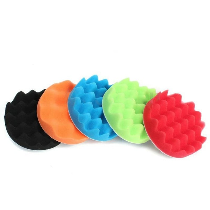 Spons Poles Sponge Polishing Pad Car Detailing 5 inch set 11pcs *OT03