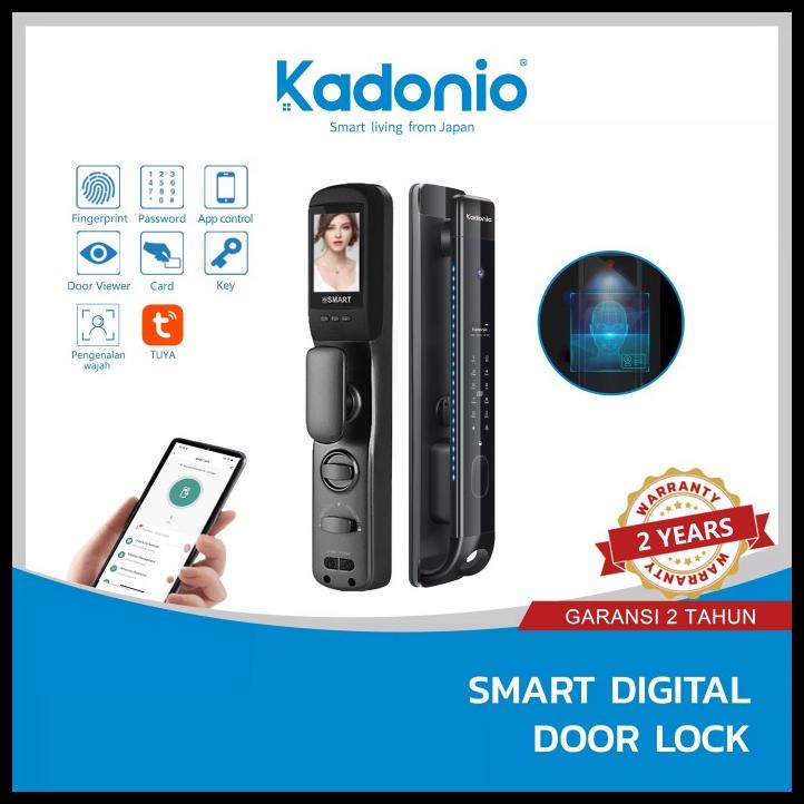Kadonio Kunci Smart Lock Otomatis App Dengan Face Id Membuka Kunci