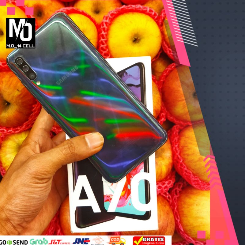 SAMSUNG A70 6GB/128GB SECOND LENGKAP MULUS NO MINUS ORIGINAL 100% FULL SETT