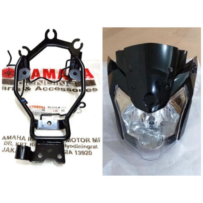 Headlamp Batok Lampu Depan Set Vixion 2010 Sampai 2016