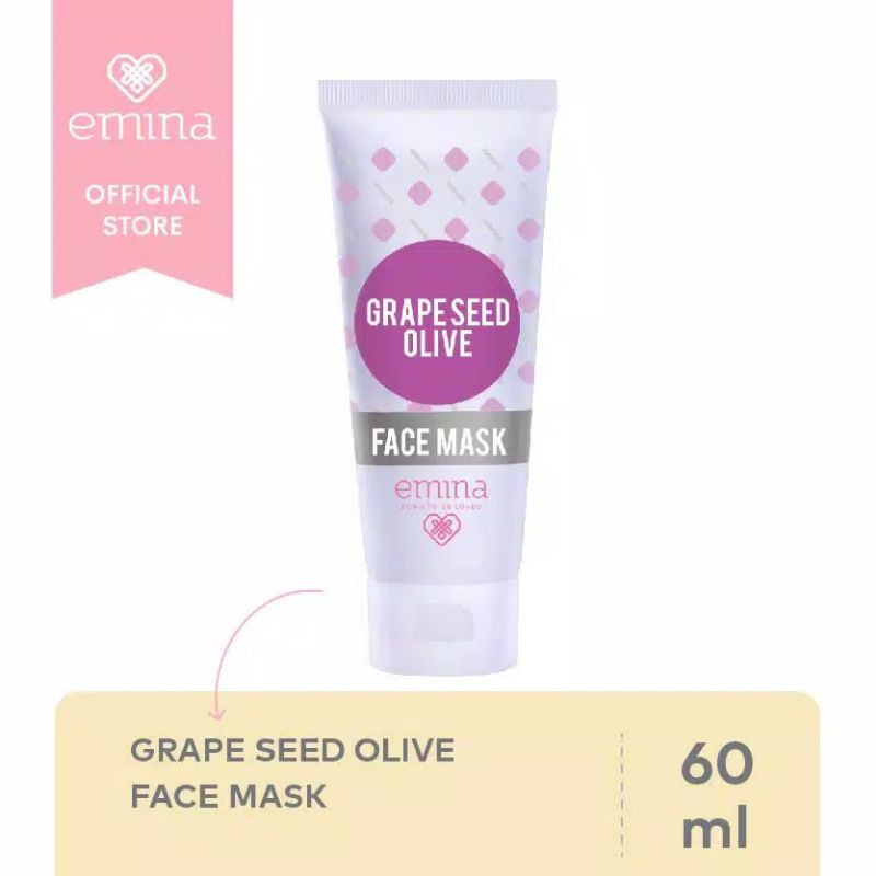 Emina Grape Seed Olive Face Mask 60 ml