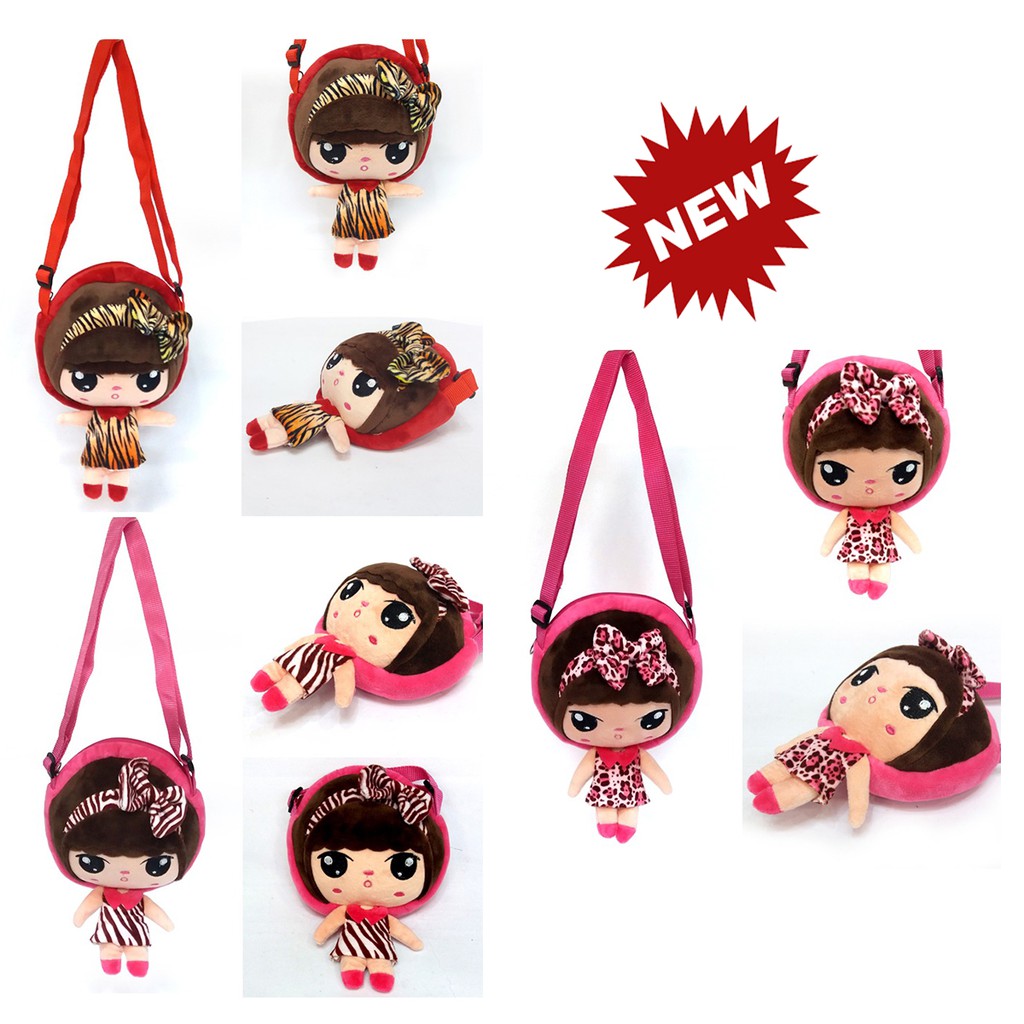 PROMO NEW ARRIVAL LOL  BONEKA  CUTE Tas Selempang Bahan 