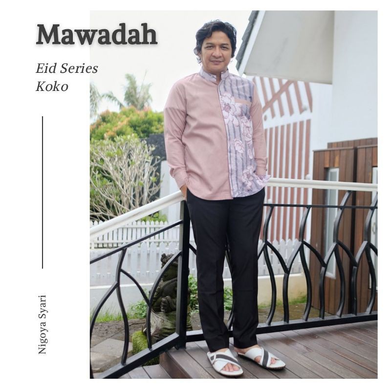 Nigoya Syar'i - Mawadah Koko Eid Series Cotton Mix Silk Premium Printing