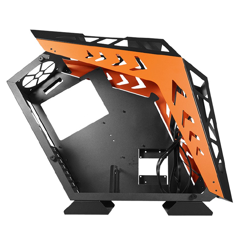 PRIME D-[K] V2.0 - ALUMUNIUM GAMING CASE - DUAL SIDE TEMPERED GLASS / Casing PC Gaming