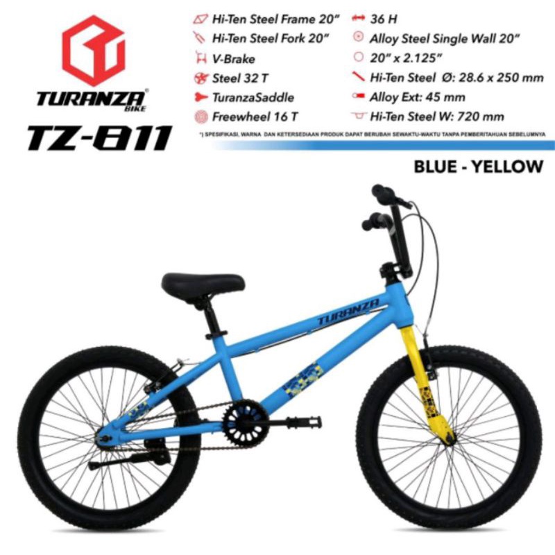 Sepeda BMX 20 inch Turanza TZ-811 By Pacific Go Bmx