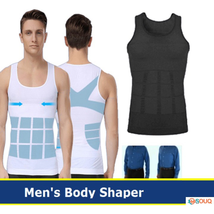 KORSET PERUT PELANSING SLIM 'N LIFT SLIMMING SHIRT FOR MEN