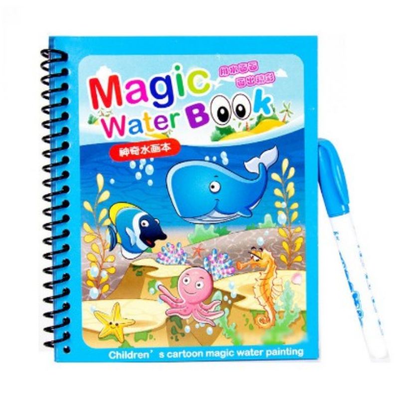 

Magic Water Books / Buku Edukasi Anak / buku mewarnai / buku ajaib / buku air