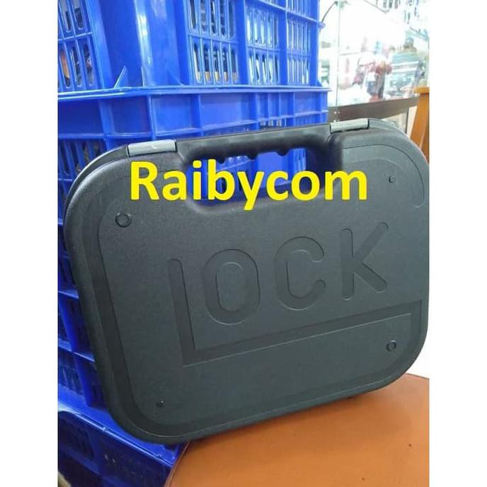 BARANG BARU Koper Tactical Glock Case Glock Perfection Handgun Pistol Airsoft Case - Hitam