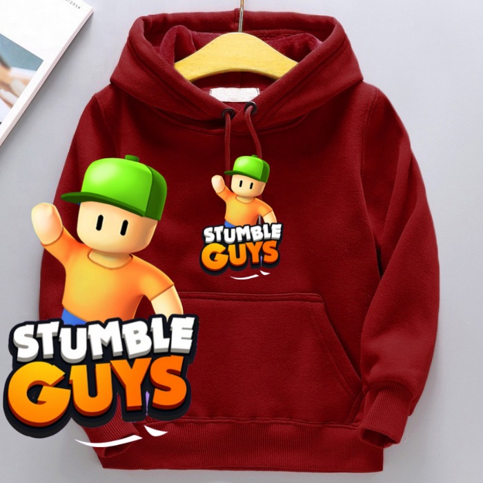 Sweater Hoodie Anak Laki Laki Perempuan STUMBLE GUYS Umur 2 -15 Tahun