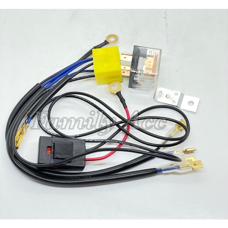 Paket Klakson Keong Double Jaring Plus Kabel Set Relay Motor Dan Mobil Universal