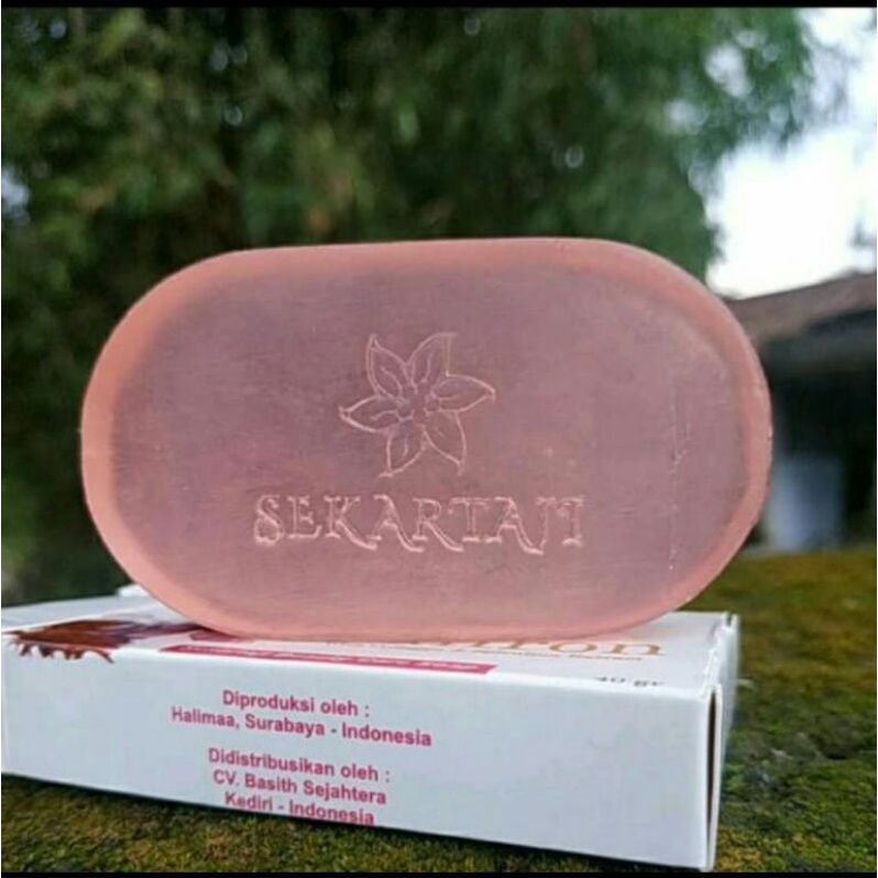 Saffron Collagen Sabun Pemutih Wajah dan Penghilang Jerawat Ampuh / Sabun Safron Sekartaji BPOM