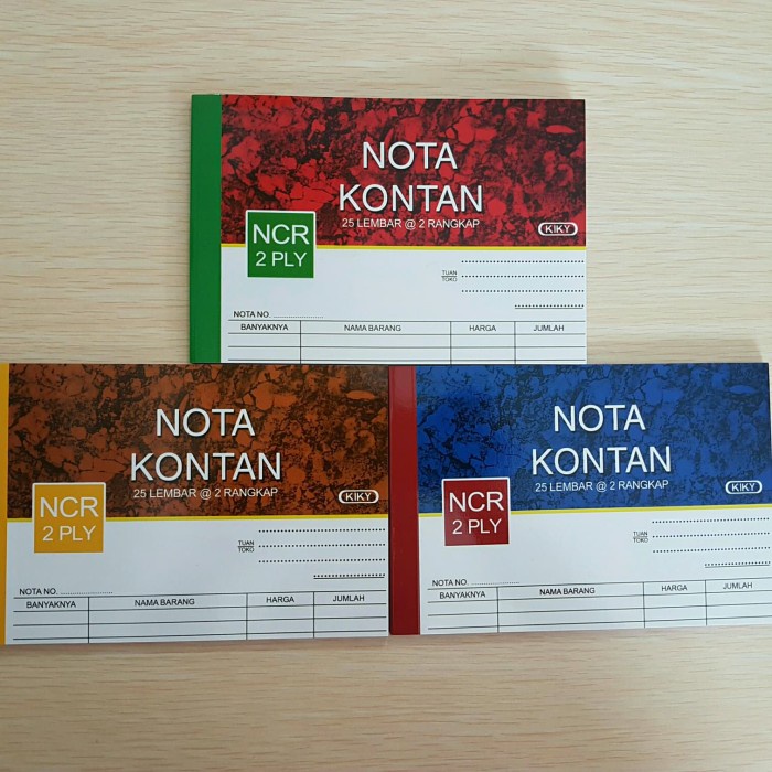 

Gilaa!!! Kiky Nota Kontan Landscape Ncr 2 Ply Kecil Gilaa!!!