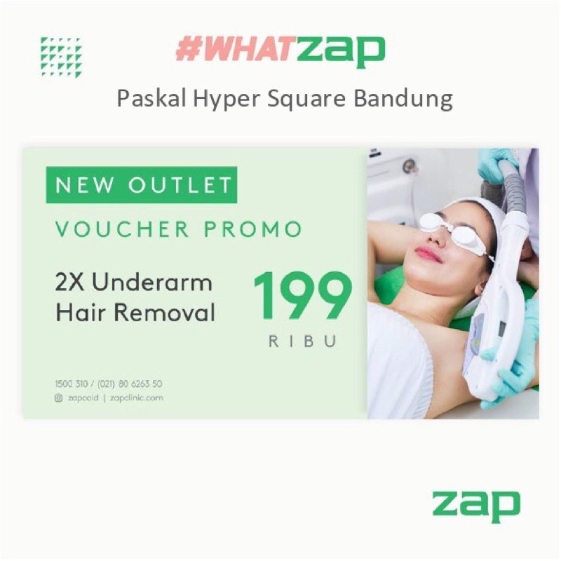 Voucher Promo IPL underarm ZAP Paskal Hyper Square Bandung