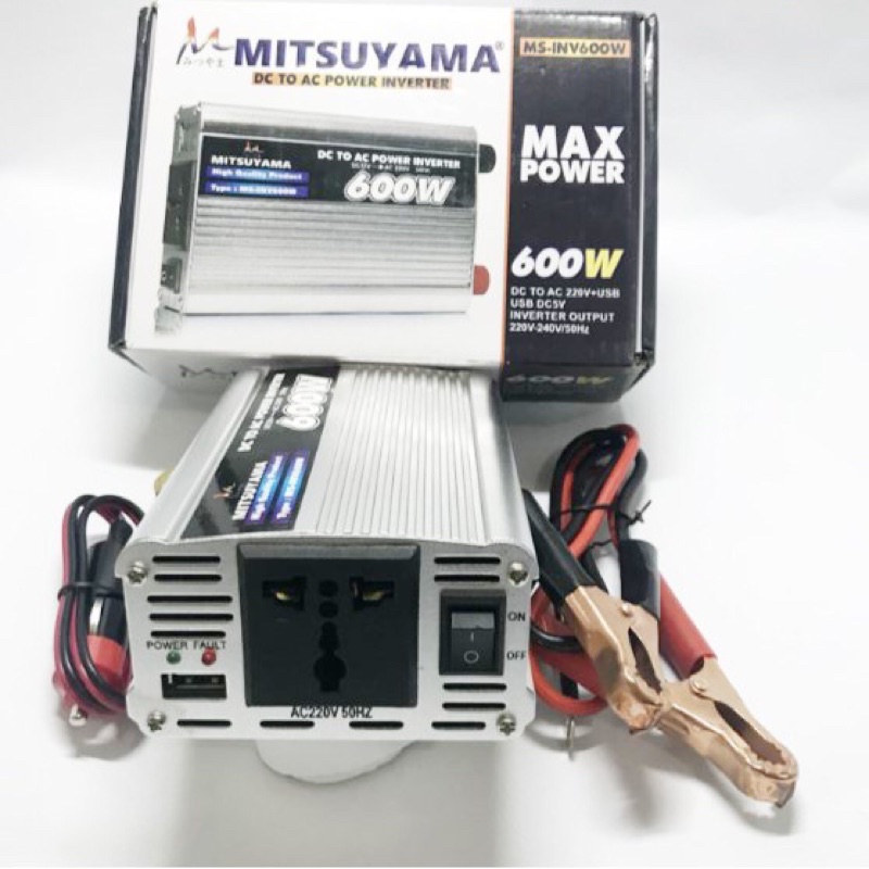 Power Inverter Mitsuyama MS 600W Dc to Ac / Inverter 600 watt Pengubah arus Dc to Ac