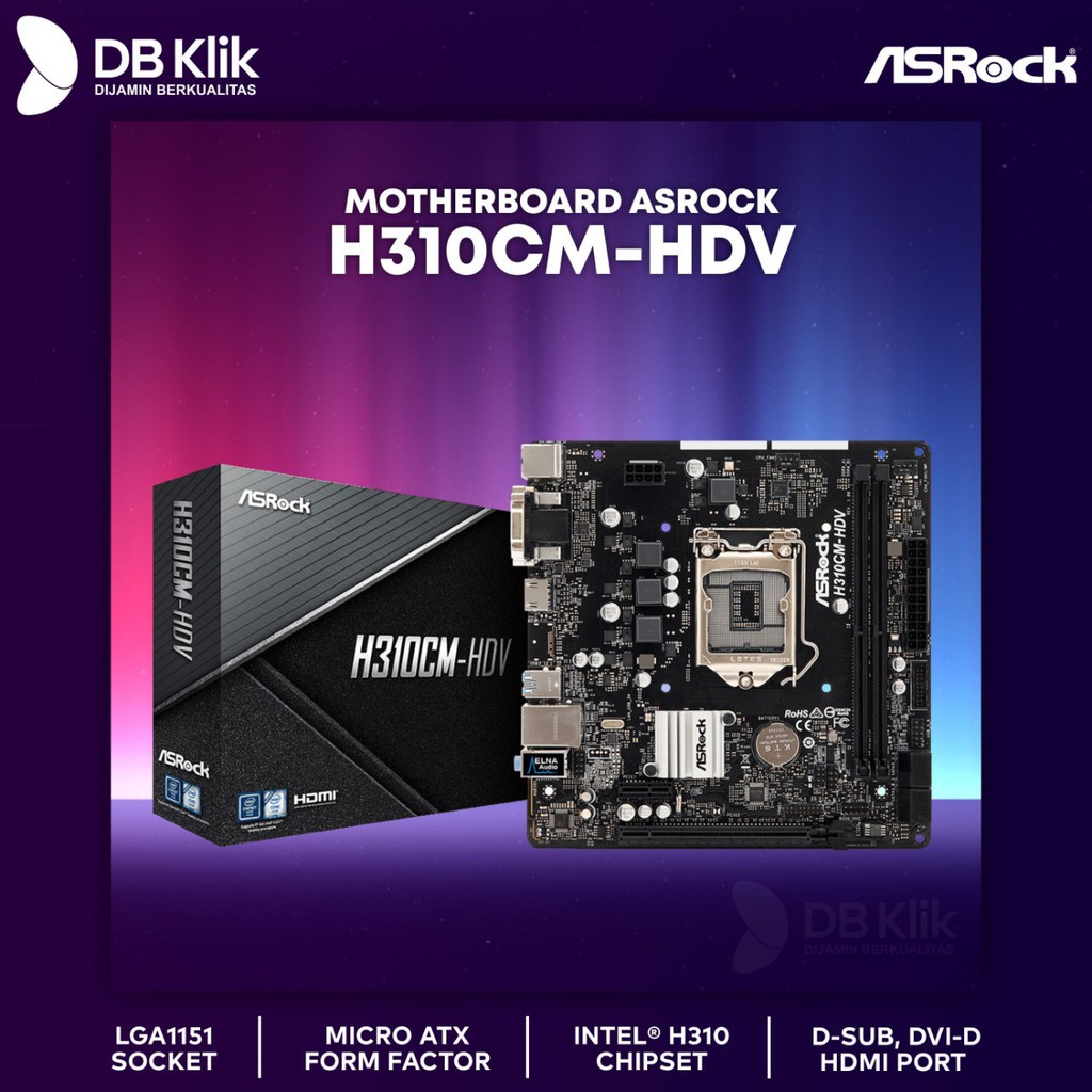 Motherboard Asrock H310CM-HDV