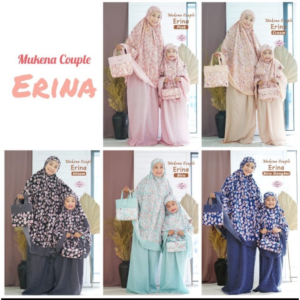 Mukena Couple Bali ERINA (Ibu Dan Anak)