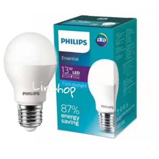 ✤ LED ESSENTIAL PHILIPS 13 WATT / LED PHILIPS 13 WATT. Cahaya Putih ➧