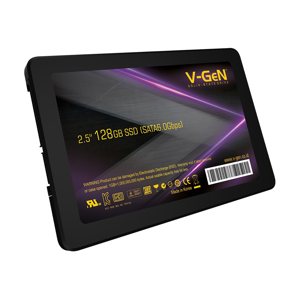 SSD V-GeN 128GB SATA 3 V Gen Solid State Drive 2.5&quot; VGEN