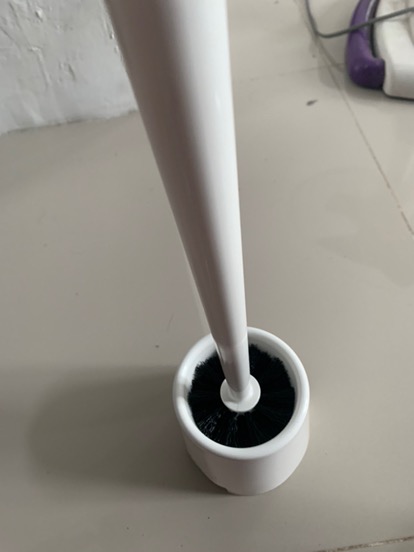 Sikat Toilet Dg Dudukan, Sikat Wc, Toilet Brush, B0lmen !kea-hitam-putih