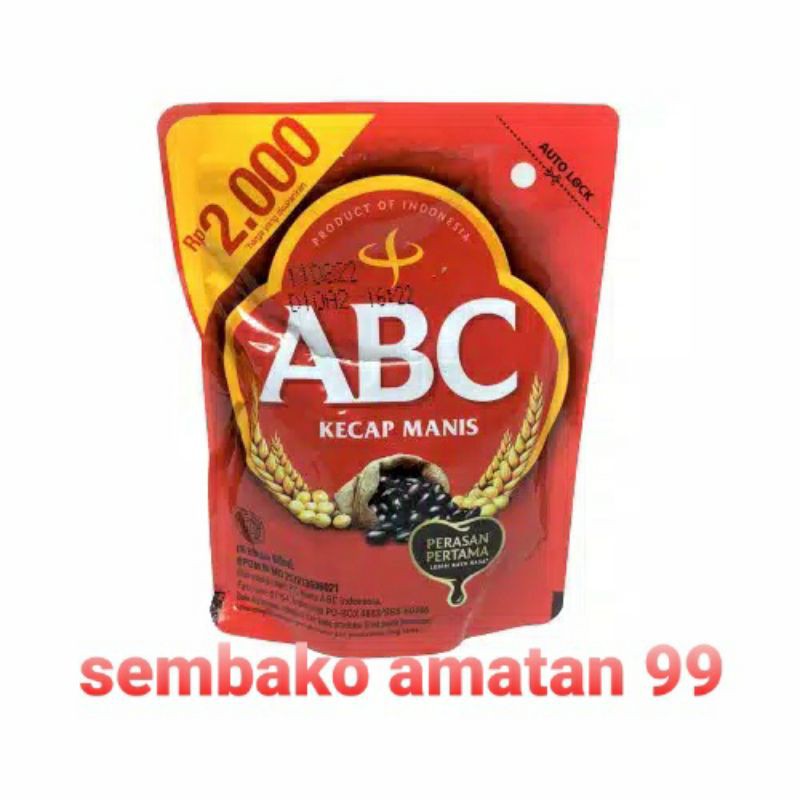 Kecap Manis Abc 60 Ml / Kecap Manis ABC 60 ml - Refill