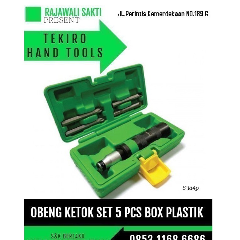 OBENG KETOK TEKIRO 5 PCS