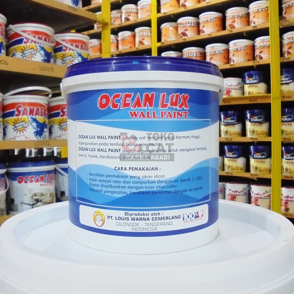 Cat Tembok Ocean Lux 4 Kg Shopee Indonesia 