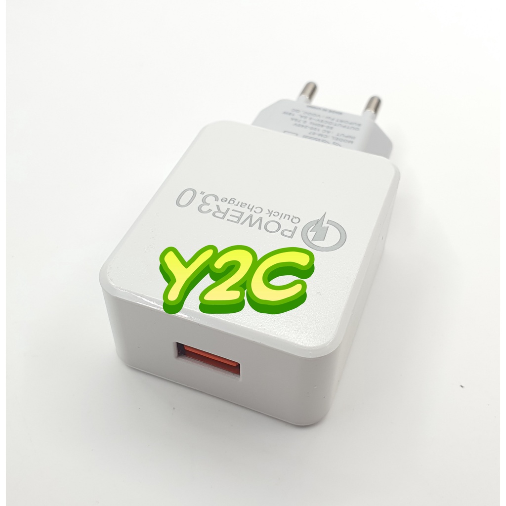 TRAVEL CHARGER CM-07 18 WATT FAST CHARGER VOOC TYPE C XIAOMI SAMSUNG OPPO REALME VIVO