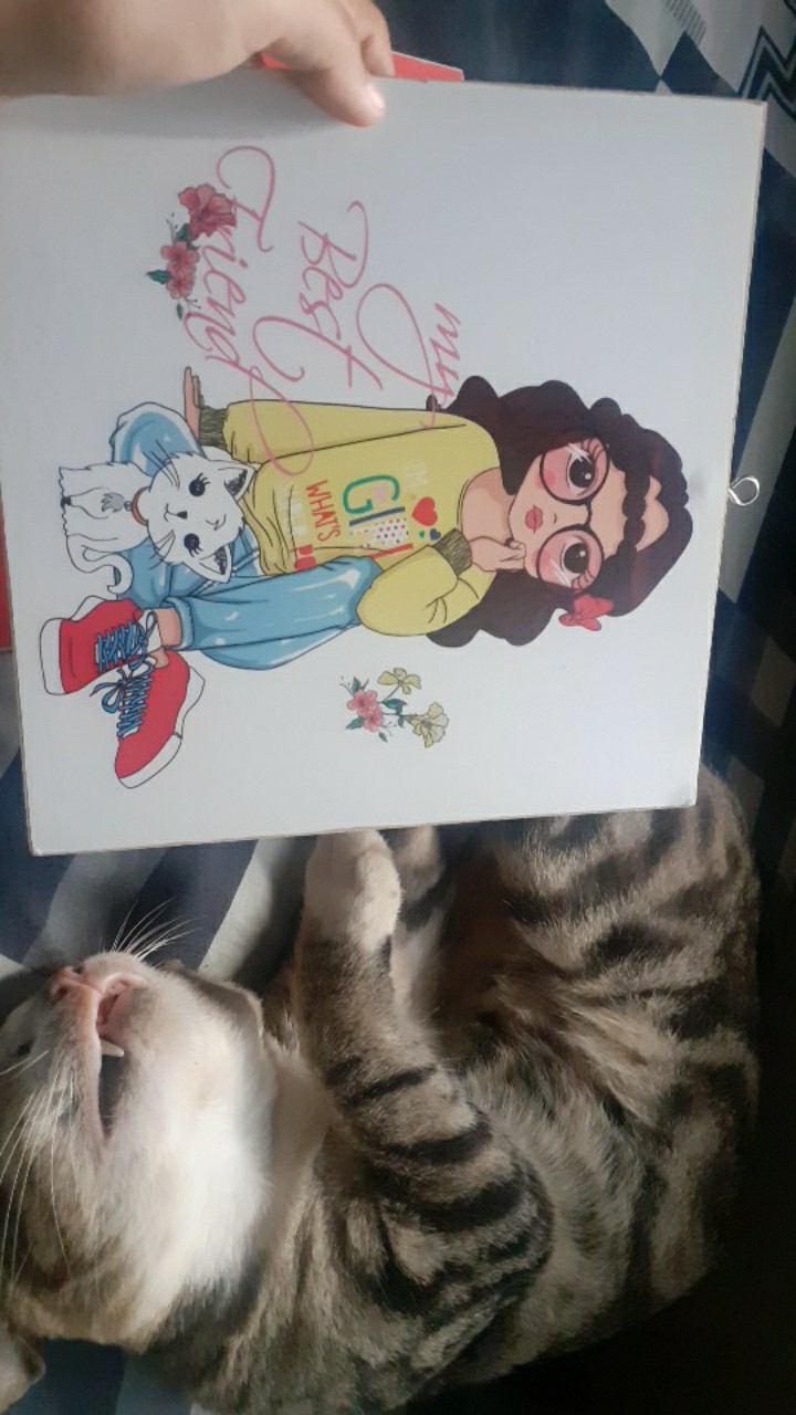 Wooden Projects Pajangan Dinding Rumah Hiasan Dekorasi Kamar Wall Decor Vector Girl Quote - Grw