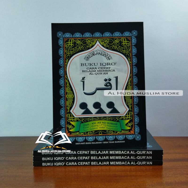 Jual Buku Iqro Besar Hitam Buku Iqra Bendel Jilid 1 Sampai Jilid 6