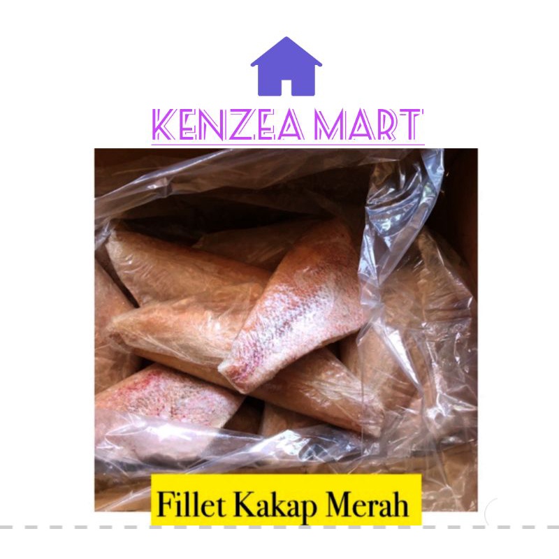 

{KENZEAMART} IKAN FILET KAKAP MERAH 500GR