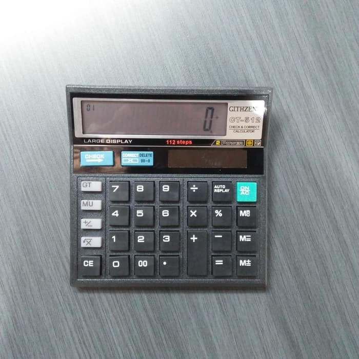 

Terlaris Citizen Kalkulator - Calculator CT 512 12 Digit Cek and Corect Elegan