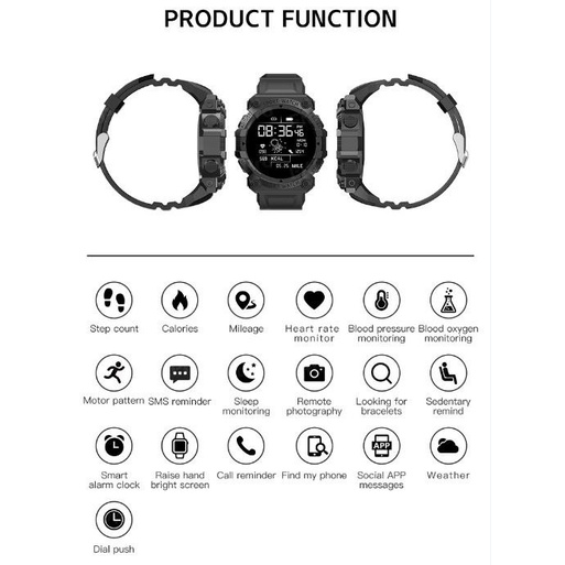 Smartwatch FD68 Jam Tangan Digital Sport Y56 Untuk Pria Wanita Digital Smartwatch Bluetooth Heart Rate Sport Original Finite