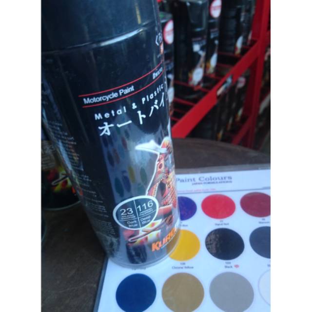 Samurai deep blue 116 Cat samurai paint pilok pylok pilox cat semprot