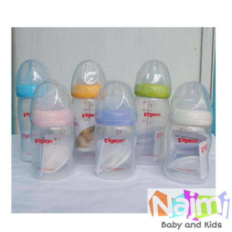 PPWN Pigeon Wide Neck Bottle Soft Touch Peristaltic Plus 160ml 240ml / Botol Susu Dot Wideneck