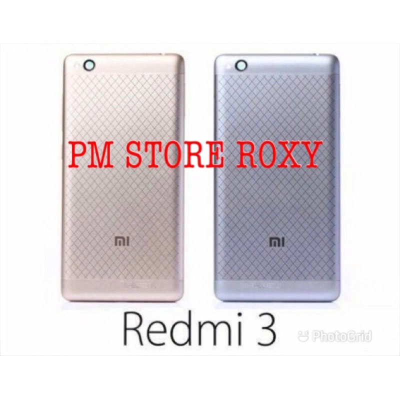 Backdoor Backcover Tutup Baterai Xiaomi Redmi 3 Redmi3