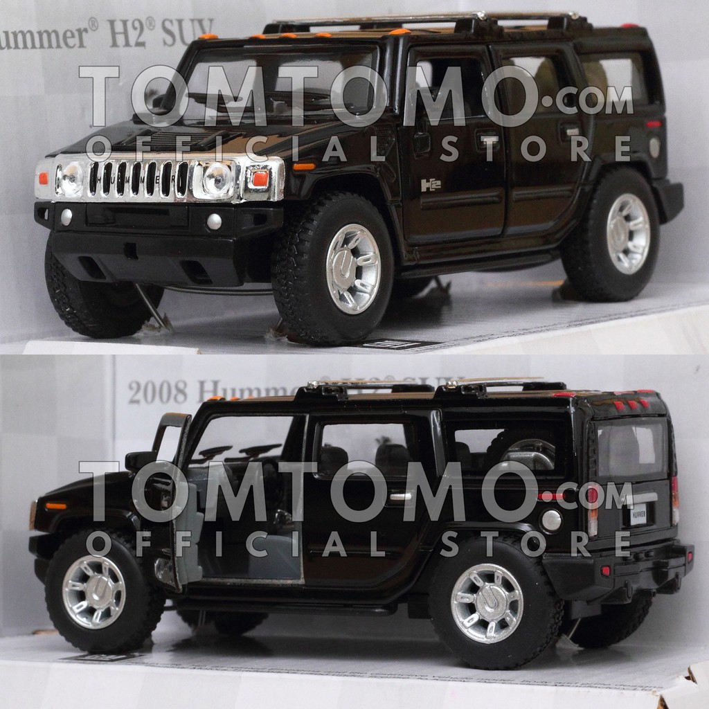 Hummer H2 SUV Mobil Mobilan Jip Jeep Diecast Miniatur Mainan Kado