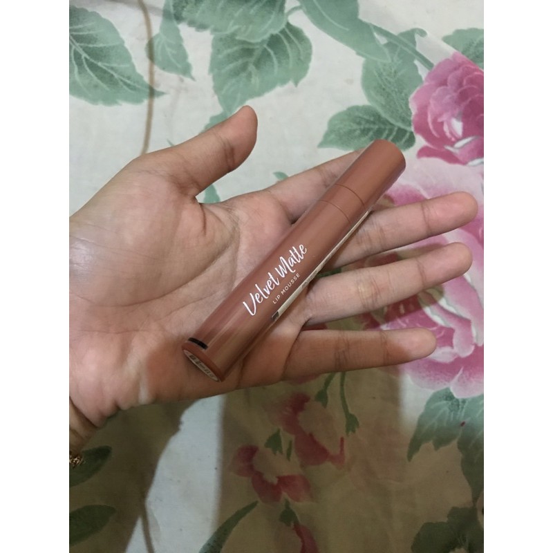 velvet matte lip mouse wardah no 8