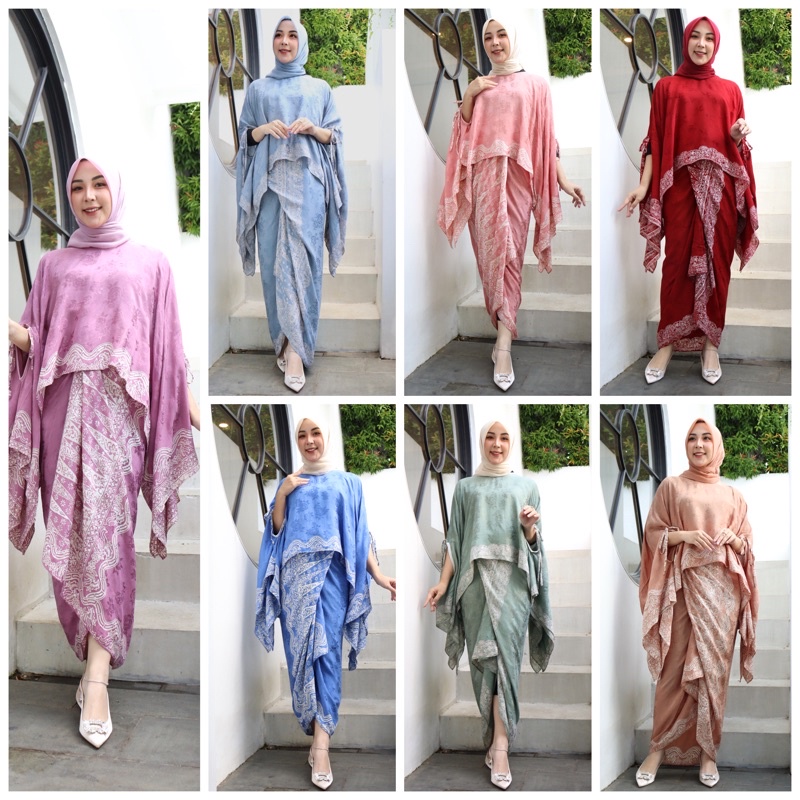 NEW ARRIVAL /SET ROK IKAT JUPRI PREMIUM GIES 1805 / SET ROK BAHAN BABY VISCOSE ORIGINAL / KAFTAN KON