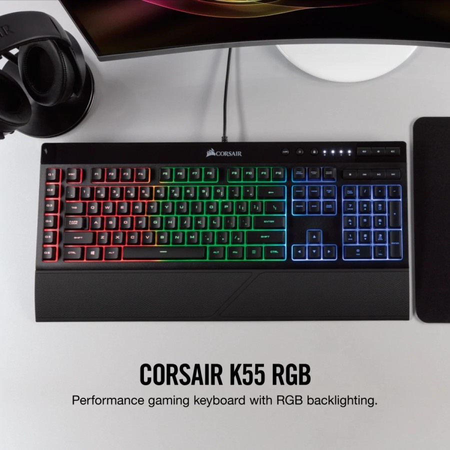 CORSAIR K55 RGB Gaming Keyboard