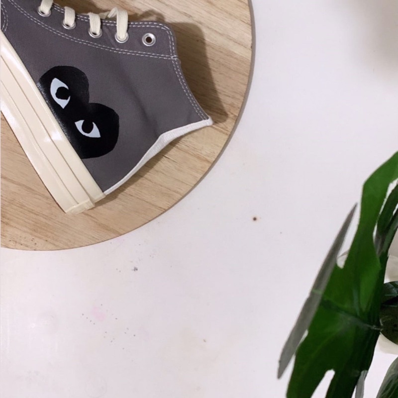 converse cdg high grey original