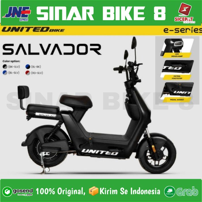 Sepeda Listrik Electric E Bike UNITED SALVADOR 600 Watt