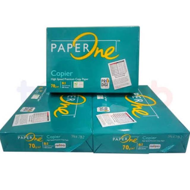 

Kertas HVS B5 70gr Paperone/dus