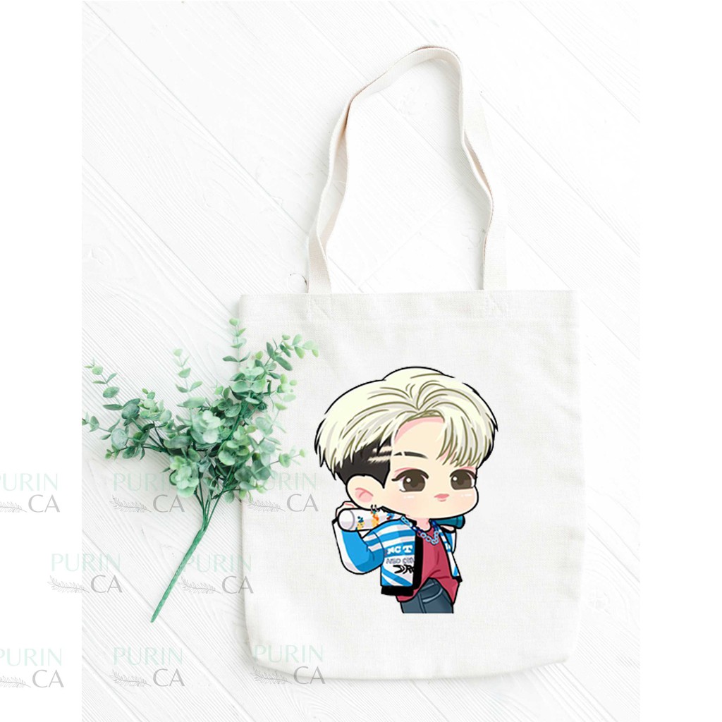 Tote bag Kanvas Custom Gambar NCTCartoon