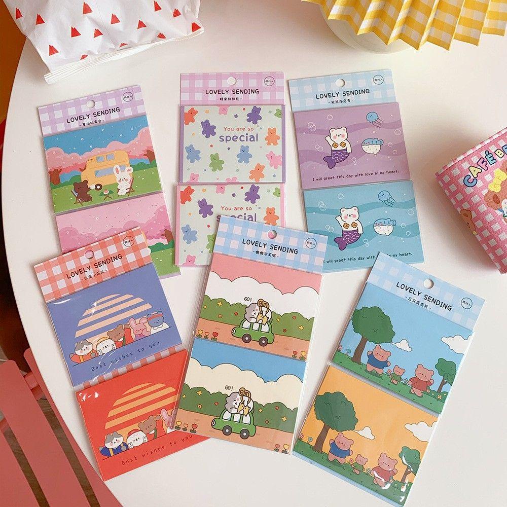 Mxbeauty Kartu Amplop Mini Kawaii Letter Berkah Stationery Festival Card